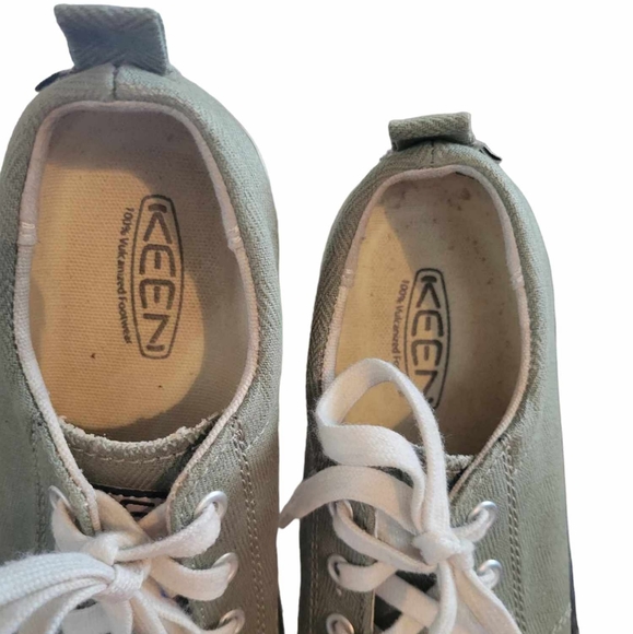 Keen Olive Green Elsa Sneakers Size 5.5 - Picture 7 of 9